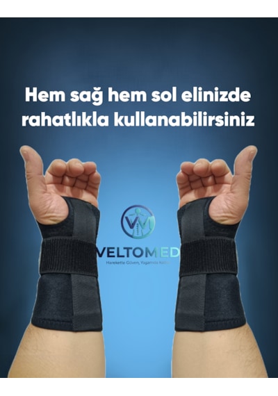 Ortopedik Çift Taraflı El Bilek Ateli, Medikal Bilek Ateli, Bilek , Karpal Tünel, 1 Adet Standart