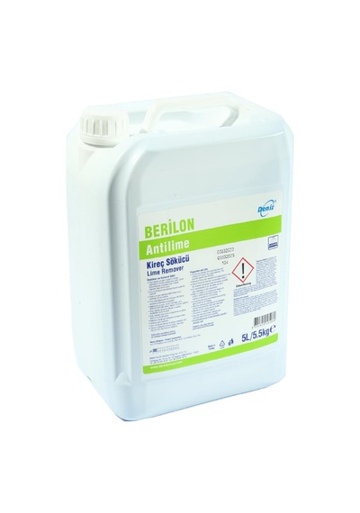 Deniz Berilon Lime Kireç Sökücü - Çamaşır Bulaşık Makinesi Kireç Çözücü - 5 Kg. Bidon