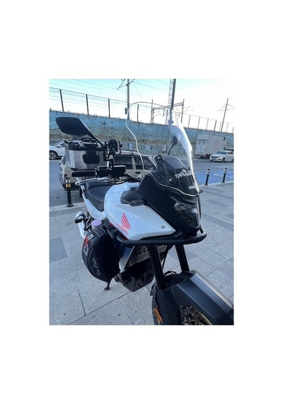 Zeus Motor 23-24 Honda Transalp Xl750 Şeffaf Ön Cam Zeus 51cm Motosiklet Camı