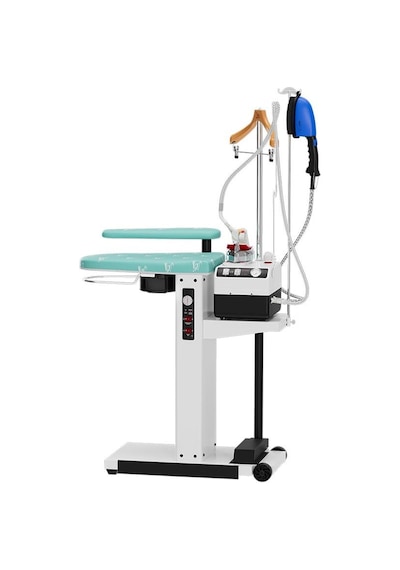 Gazzella "tiny Mini" Kazanlı Tip Portatif Ütü Masası- Ayak Pedallı / Mağaza Tipi - 60 Cm Turkuaz