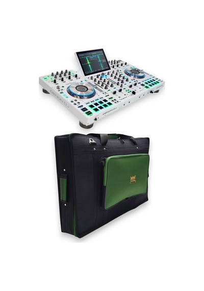 Prime 4+ Setup İçin Uyumlu Soft Case Taşıma Çantası. Siyah Haki Yeşil.