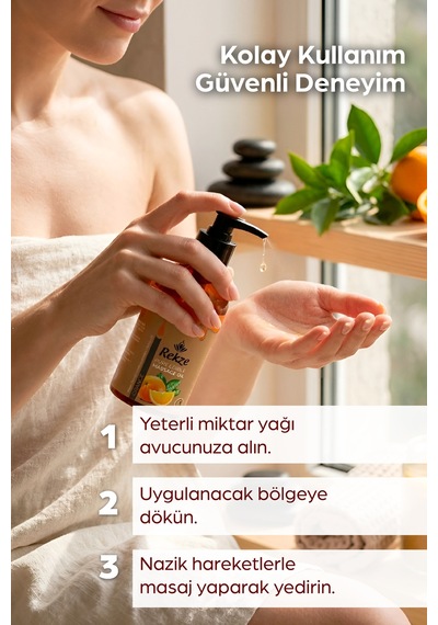 "erotik Portakal Ve Vanilya Aromalı Yenilebilir Masaj Yağı 120 Ml Kokulu Vücut Yağı" - 297079530