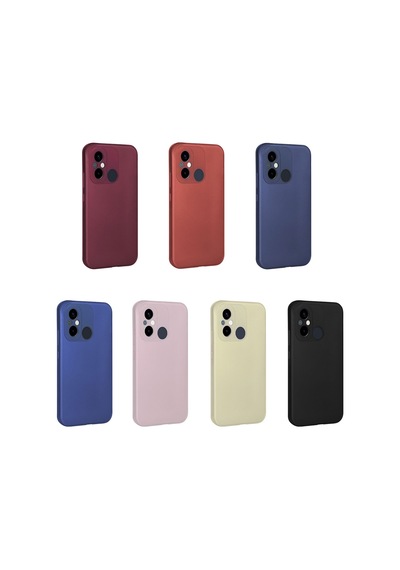 Xiaomi Uyumlu Redmi 12c Kılıf Zore Esnek Mat Premier Silikon Kapak