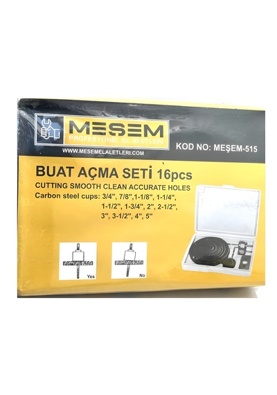 Meşem 16 Parça Buat Açma Seti