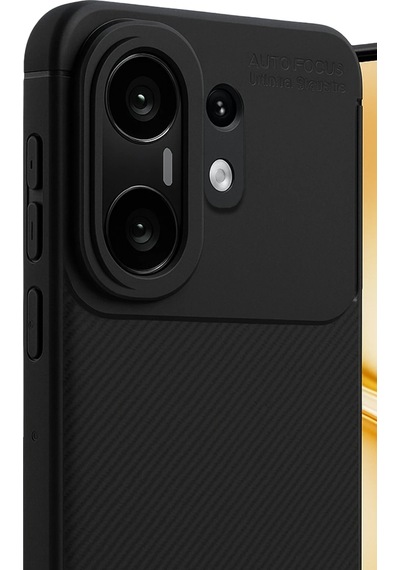 Cosmotex Newface Vivo X200 Fe Auto Focus Karbon Kapak - Siyah