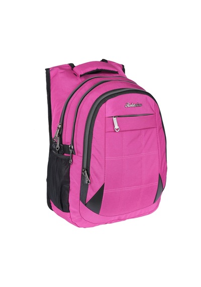 4 Bölmeli Suya Dayanıklı Ergonomik Okul Sırt Çantası Rlx2227-Pembe
