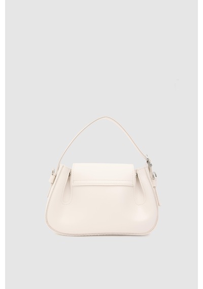 Shule Bags Lover Oval Çapraz Çanta Krem Krem