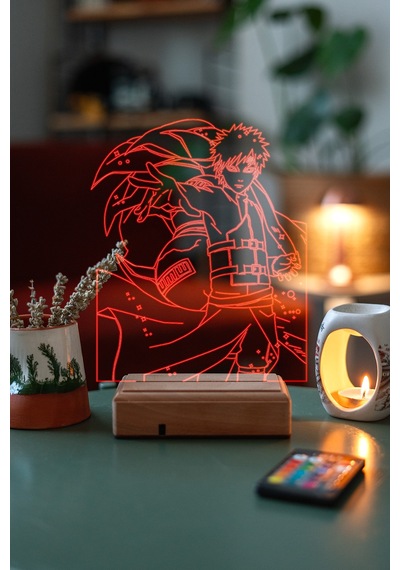 Modiwa Design Naruto Gaara 16 Renk Gece Lambası