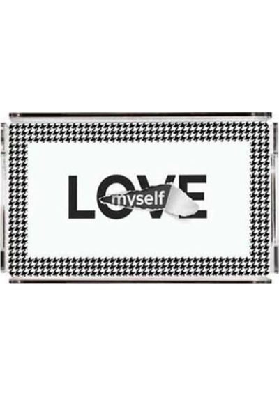 Love Myself Pleksi Tepsi -pt2146 - 40x24cm