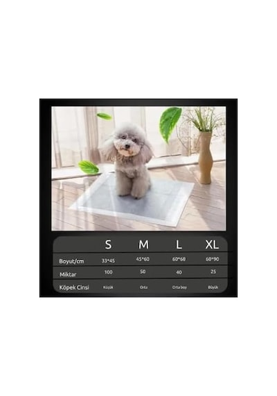 Kuara Köpek Pedleri Köpek Çişi/evcil Hayvan Eğitim Bezi Emici Ve Pedler Mat - Küçük Kayma Yavru Kedi/yavru Yavru