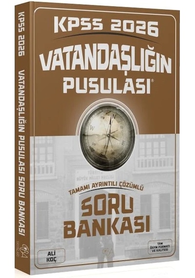 2026 Kpss Vatandaşlık Vatandaşlığın Pusulası Soru Bankası Çözümlü