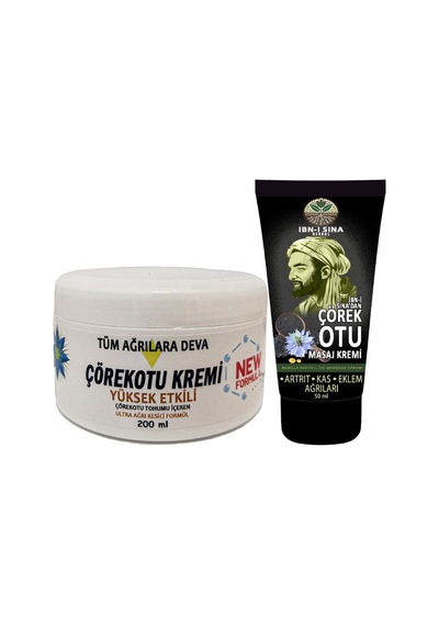 Çörek Otu Kremi Xlwhite Büyük 200 Ml Krem + Ibn-ı Sina Çörek Otu Kremi 50 Ml