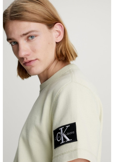 Calvin Klein Bisiklet Yaka T-shirt Yeşil