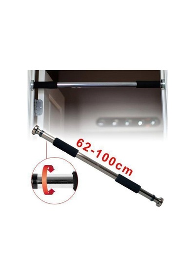 Barfiks Kapı Koridor Barfiks 60 100 Cm Genişletmeli Süngerli Kapı Barfiksi Gövde Crome Metal Renkli - 61745997