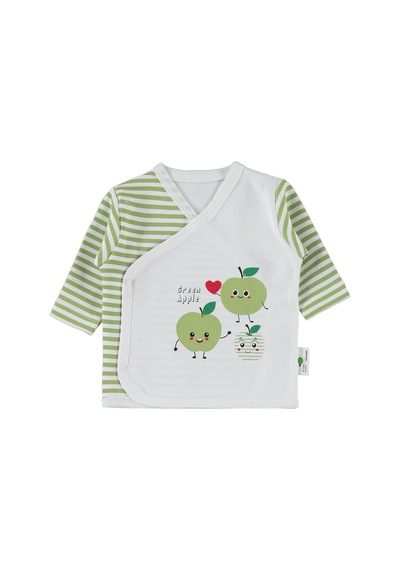 Nova Baby Yeşil Ema Kokulu 5'li 0-3 Ay Zıbın Takımları - Ekru