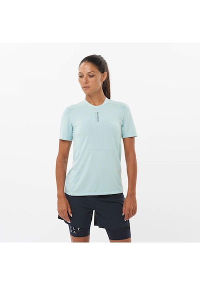 Salomon S/lab Ultra Kadın Koşu Tişört Cameo Blue Lc2252500 Mavi