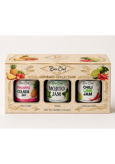 Bien Chef Gurme Koleksiyonu 3'lü Reçel Seti 3x220 Gr Pina Colada, Mojito, Az Acılı Lime