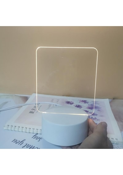 Zvnm Led Çizim Tableti Gece Lambası Zcv12 Standart