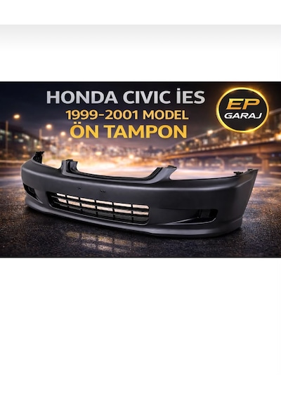 Honda Civic İes 1999-2001 Model Uyumlu Makyajlı Kasa Ön Tampon