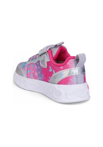 Tuğba Ortopedi 032 Kız Çocuk Okul Öncesi Işıklı Rahat Sneaker Fuşya