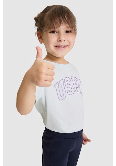 U.s. Polo Assn. Kız Çocuk Nil Tişört Basic 50325631-vr083