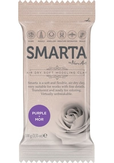 Smarta Havayla Kuruyan Modelleme Hamuru 100 Gr. Mor