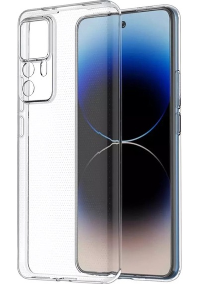 FitCase Xiaomi Mi 12T / 12T Pro Kılıf Kamera Korumalı Silikon Şeffaf Arka Kapak