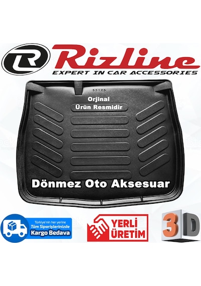 Seat Leon 3D Bagaj Havuzu Paspası 2006 - 2012 Arası Rizline N11.14399