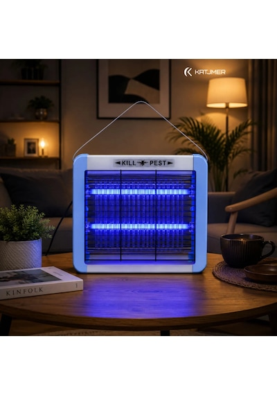 Uv Işıklı Yüksek Voltajlı Elektrikli Sinek Öldürücü-1718