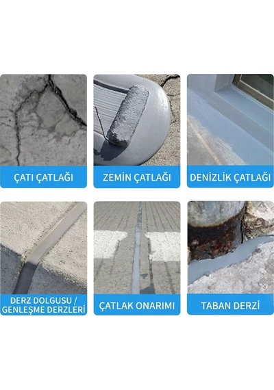 Çabuk Kuruyan Suya Dayanaklı 500 Gr. Güçlü Tamir Onarım Harcı, Yapıştırıcı, Çatı, Zemin, Derz