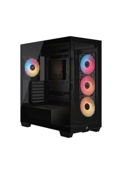 Corsaır 3500x Rm850e 850w 80+gold 3x120mm Reverse Argb 1x Rs120 Arka Fanlı Temperli Camlı Siyah Cc-9900074-eu Bilgisayar Kasası