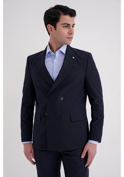 C 719 Ceket Comfort Lacivert-1 Lacivert