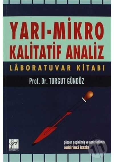 Yarı  - Mikro Kalitatif Analiz  - Turgut Gündüz  - Gazi Kitabevi