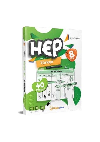 2027 8. Sınıf Haftalık Hep Türkçe 40 Deneme |Müslüm Danaoğlu