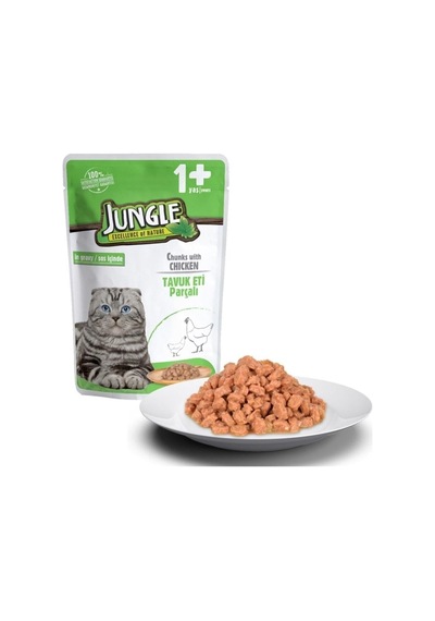 Pouch Tavuklu Jelli Kedi Yaş Maması 100 G