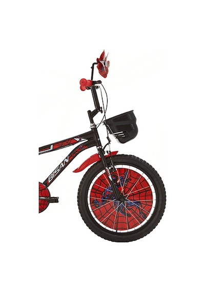 Spark Çocuk Bisikleti 30 Cm V Fren 20 Jant Vitessiz Mat Siyah Kırmızı Siyah - Kırmızı