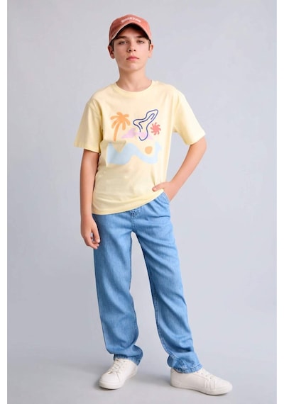 Defacto Baggy Fit Jean Pantolon Erkek Çocuk H5579a826smnm39 Mavi-nm39