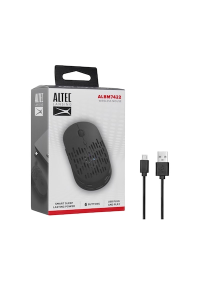Altec Lansing ALBM7422 Şarj Edilebilir 1600 Dpi Optik Kablosuz Mouse