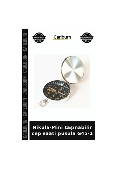 Nikula-mini Taşınabilir Cep Saati Pusula G45-1 Pratik Ekipman Küçük Boyutlu Alet Gezi Malzemesi