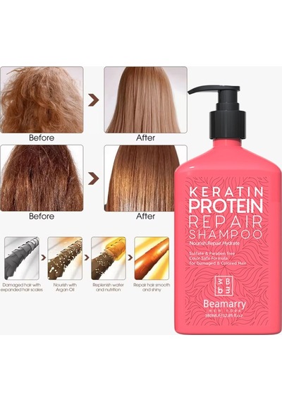 Beamarry Keratin Protein Repair Shampoo 380 Ml
