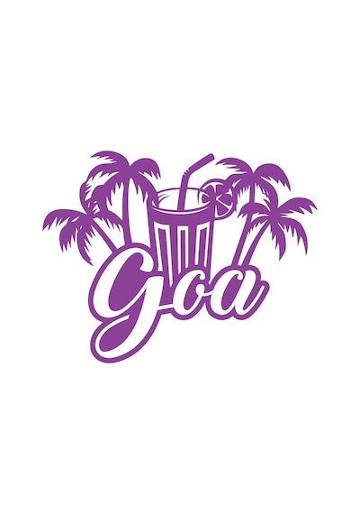 Goa Sticker 17x17 Cm Mor