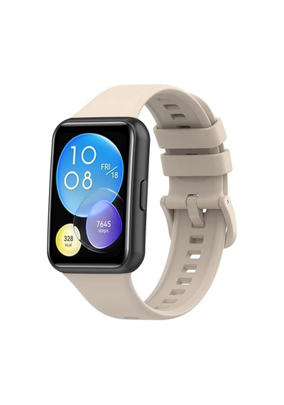 Huawei İle Uyumlu Watch Fit 2 Kordon Spor Silikon Kordon Mix 43 Çok Renkli