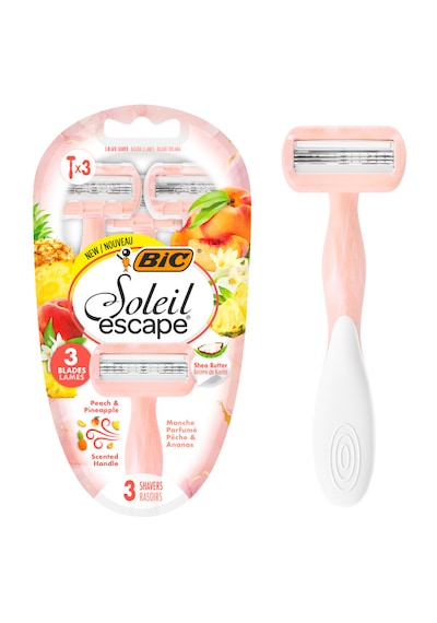 Bıc Soleil Escape 3 Bıçaklı Kadın Tıraş Bıçağı 3 Lü