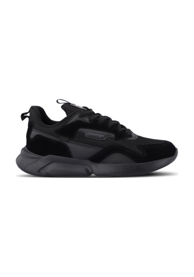 Slazenger OPTION Erkek Koşu &amp; Yürüyüş Ayakkabı Siyah / Siyah