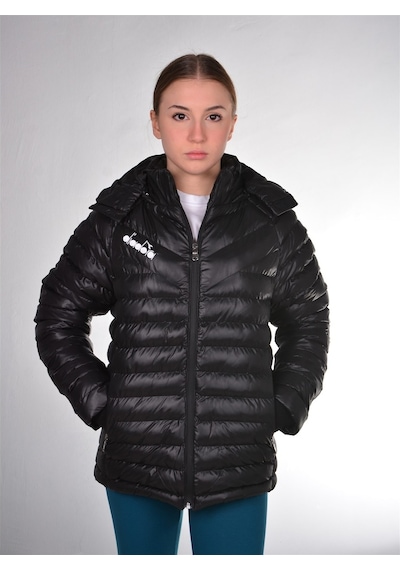 Diadora Doru - Kadın Siyah Şişme Mont - Dorukdn Siyah