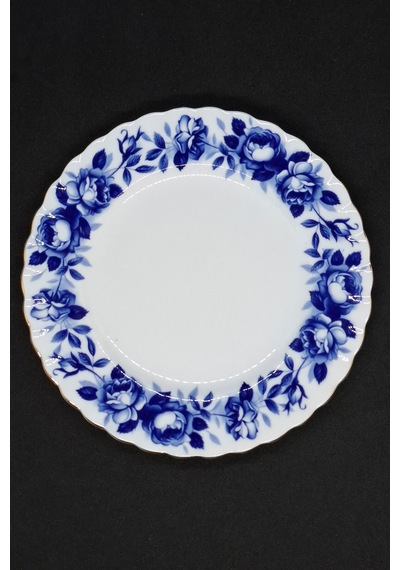 Aristocrat Bone China Porselen Duble Kahve Fincanı Ve Tabakları 3 Parça 120 Ml Lacivert