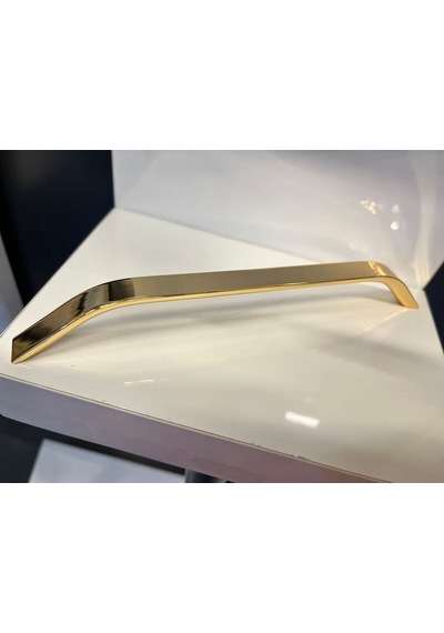 Şahin Metal Kulp 192mm Altın Dolap Kapak Modern Tv Ünite Çekmece Mobilya Komidin Vestiyer Altın