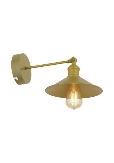 Yekta Gold Duvar Lambası Yatak Odası-Yatak Başı-Banyo İçin Modern Sarı