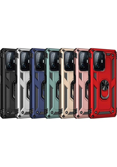 Xiaomi Mi 11T Pro 5G Kılıf Yüzüklü Zırh Tank Vega