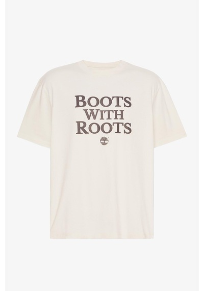Timberland Slogan Erkek Beyaz T-shirt Tb0a6f4ncm91 Beyaz